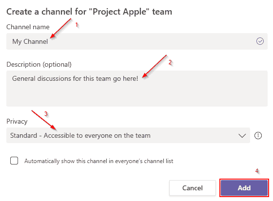 Как создать команду в Microsoft Teams
