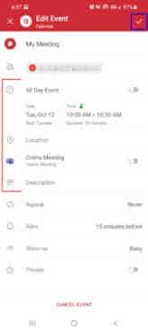 Как перенести Совещание в Outlook