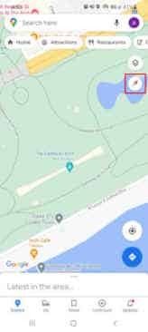 Как повернуть в Google Maps
