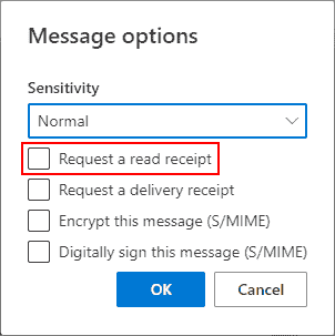 Как запросить уведомление о прочтении в Outlook