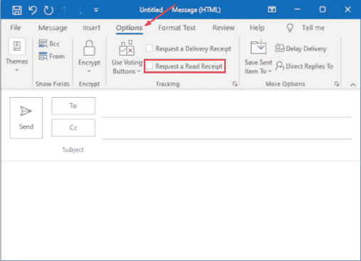 Как запросить уведомление о прочтении в Outlook